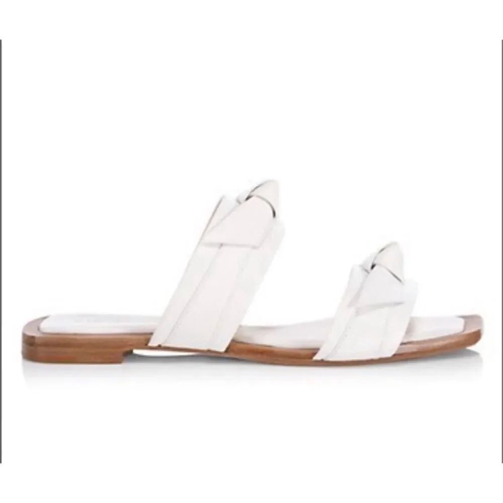 Alexandre Birman Clarita Knot Padded 100 Leather Sandals